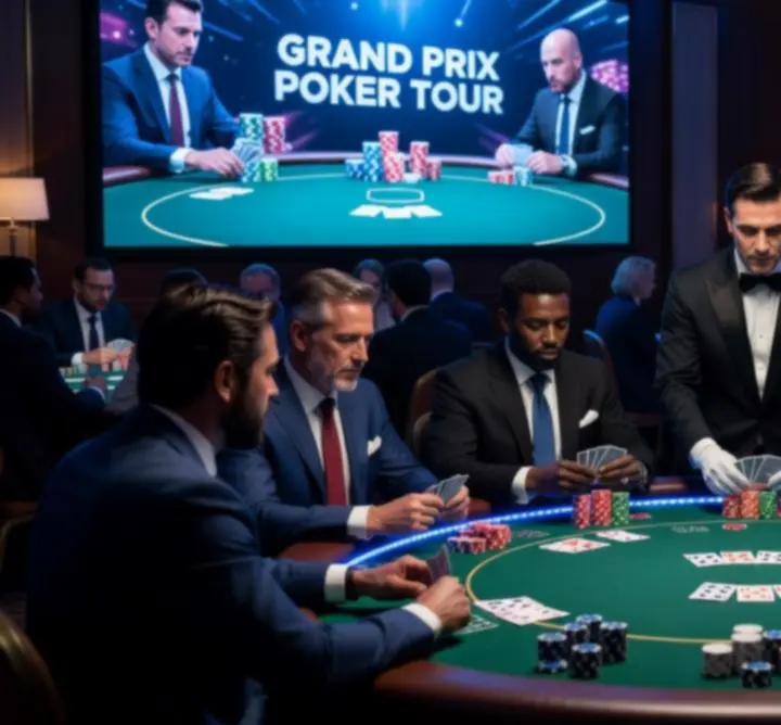 Turniej pokerowy podczas mobilnego wydarzenia Roam Play Venue